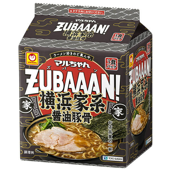 Toyo Suisan Maru-chan ZUBAAAN! Yokohama Iekei Soy Sauce Tonkotsu 3