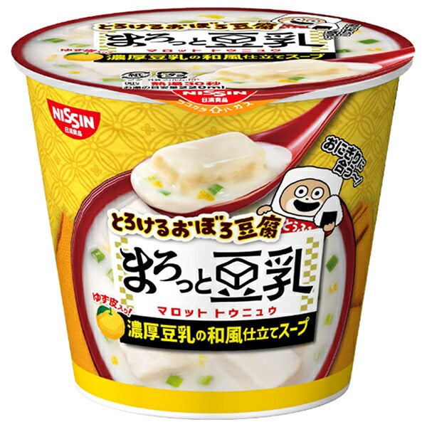 Nissin Foods Melting Oboro Tofu Marotto Soy Milk 17g x 12 (6 x 2