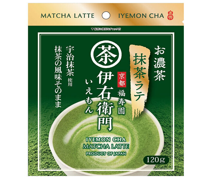 宇治の露製茶 伊右衛門 お濃茶抹茶ラテ 120g×12袋入【日本出荷