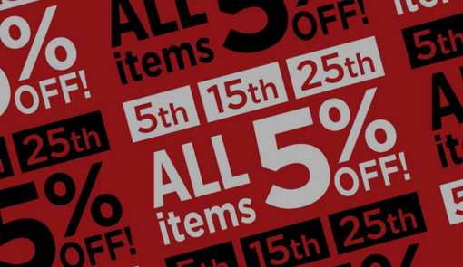 One Day Only! Get 5% OFF Everything on May 15th (Canada Time)!