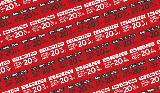 One Day Only! 20% OFF Items Shipped from Japan (Sep. 25th, Canada Time)