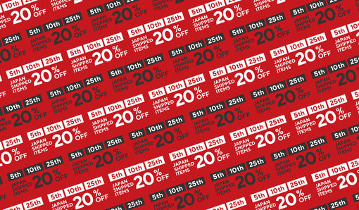 One Day Only! 20% OFF Items Shipped from Japan (Sep. 5th, Canada Time)