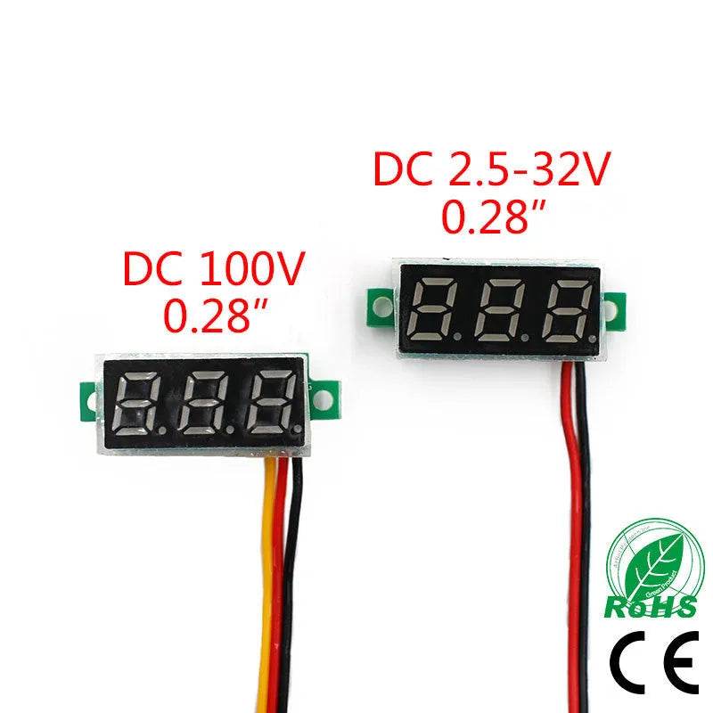 0.28 Ultra-small DC Voltmeter Digital LED Display Adjustable