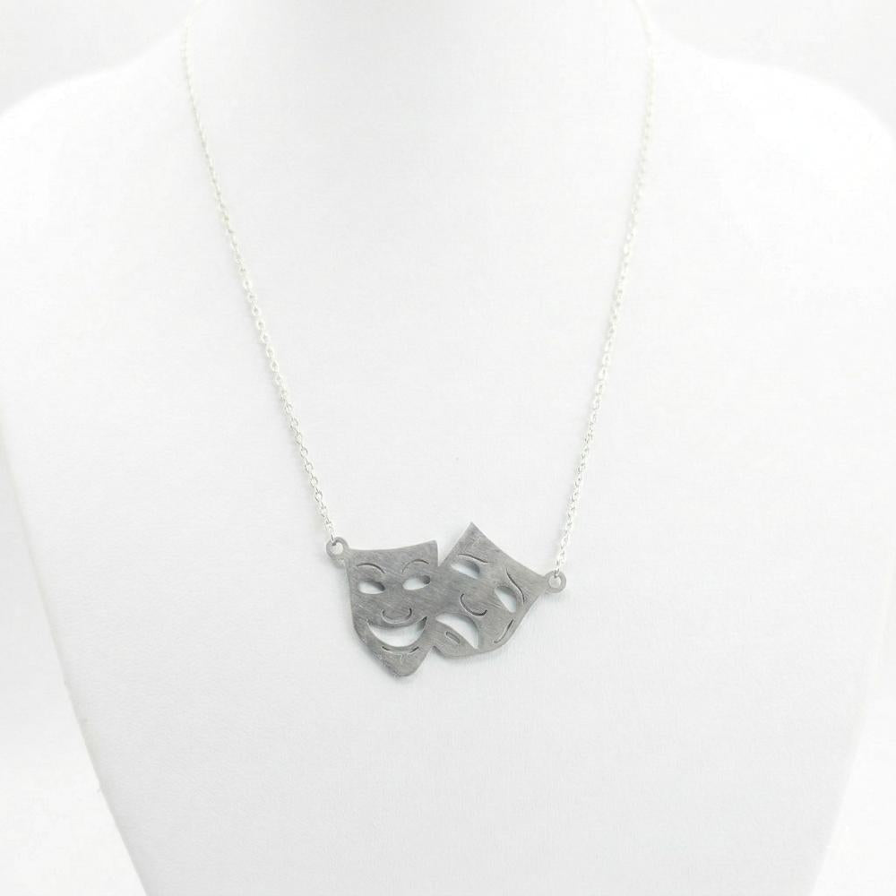 Comedy and Tragedy Pendant