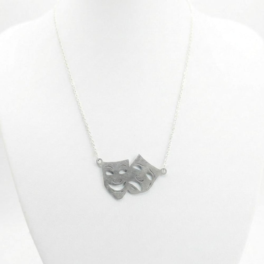 Comedy and Tragedy Pendant