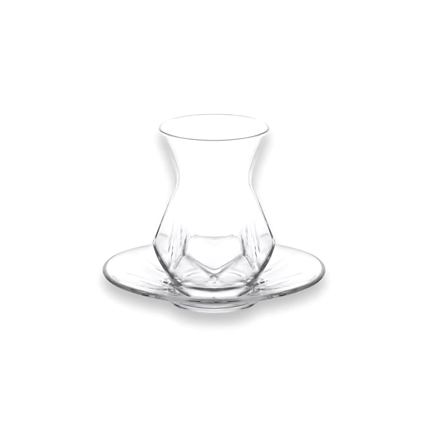 Teacup & Saucer Set 5.5 Oz - LAV ALYA - Set of 12