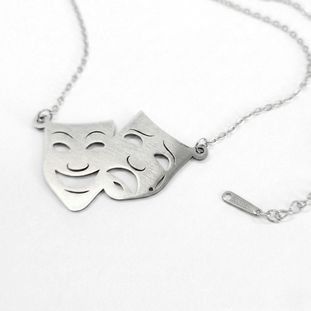 Comedy and Tragedy Pendant