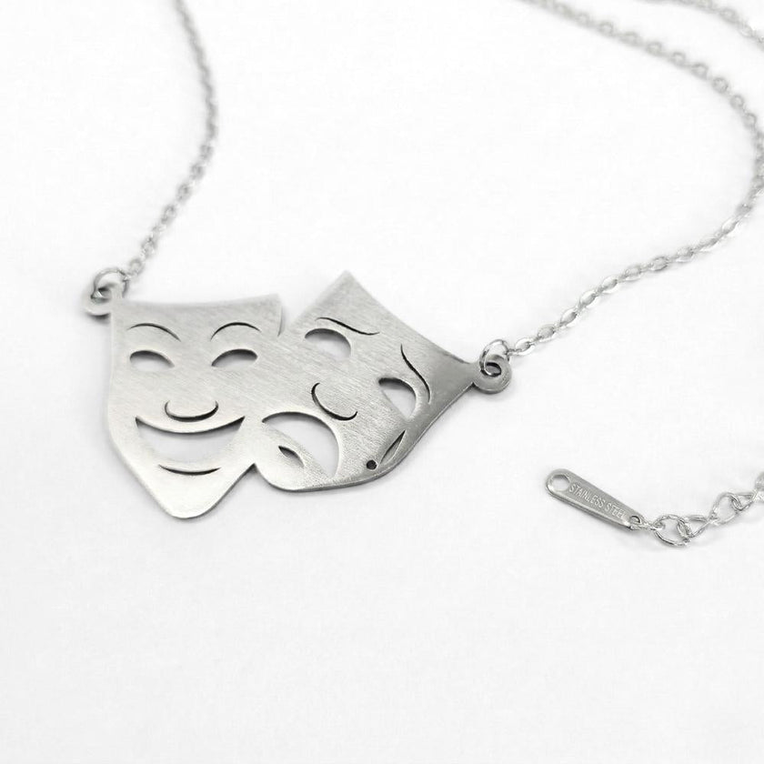 Comedy and Tragedy Pendant