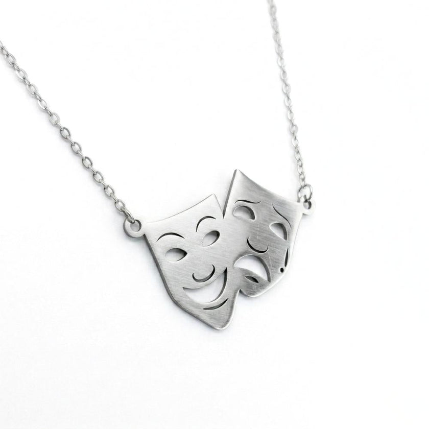 Comedy and Tragedy Pendant