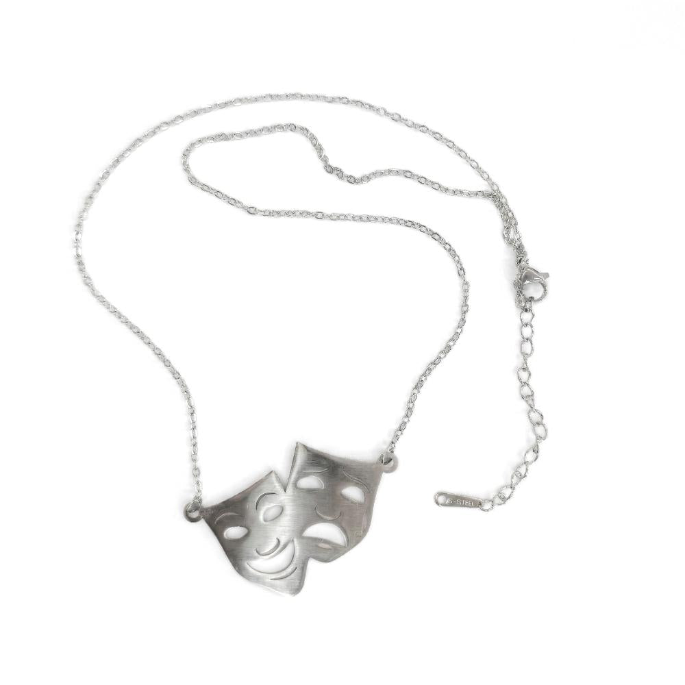 Comedy and Tragedy Pendant