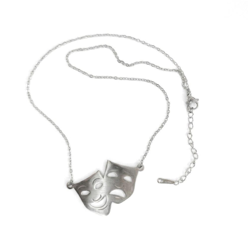 Comedy and Tragedy Pendant
