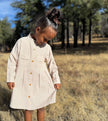 Hannah Dress | Oatmeal Stripe | Vignette