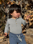 Aynor Henley Onesie | Grey | Me & Henry