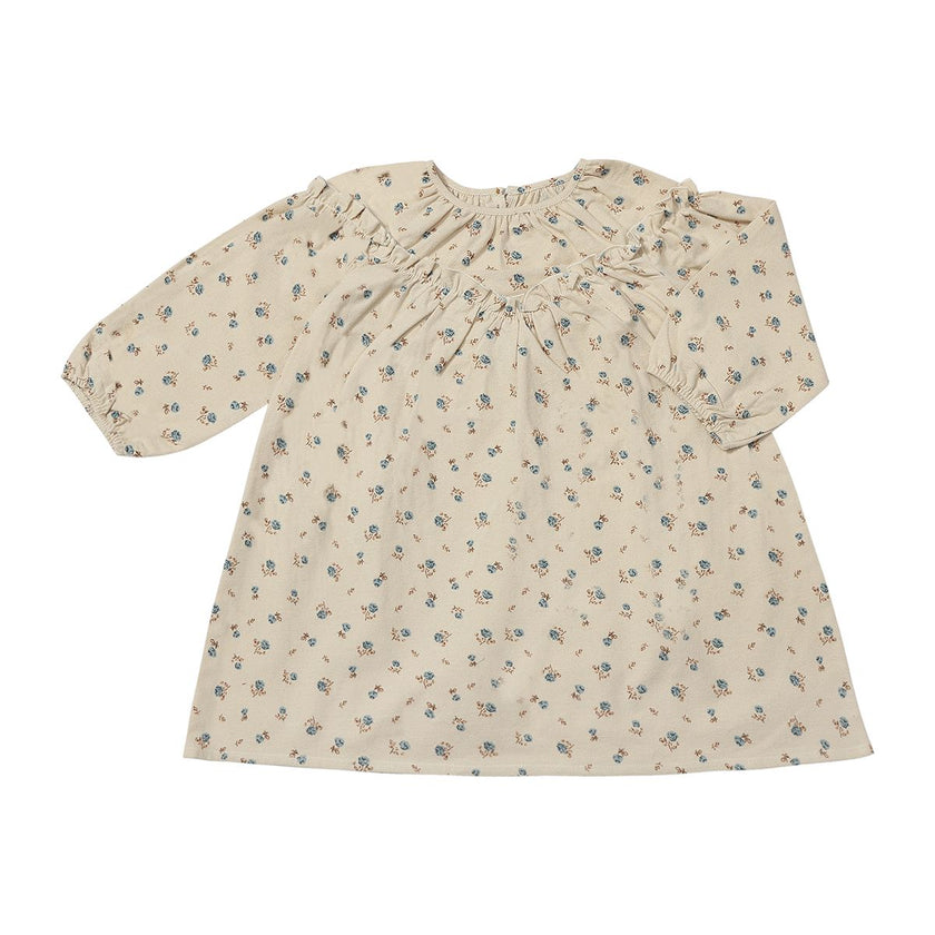 June Dress | Oatmeal Floral | Vignette