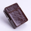 Bag Metal Clip Leather Cigarette Flip Cigarette Case