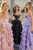 layered gown