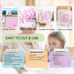 TeckWrap Matte Adhesive Vinyl - Coconut White | Ideal for Art Projects, Decals, and More!