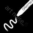 Caran d'Ache - Classic Neocolor II Water Soluble Wax Crayon - Black, White and Greys