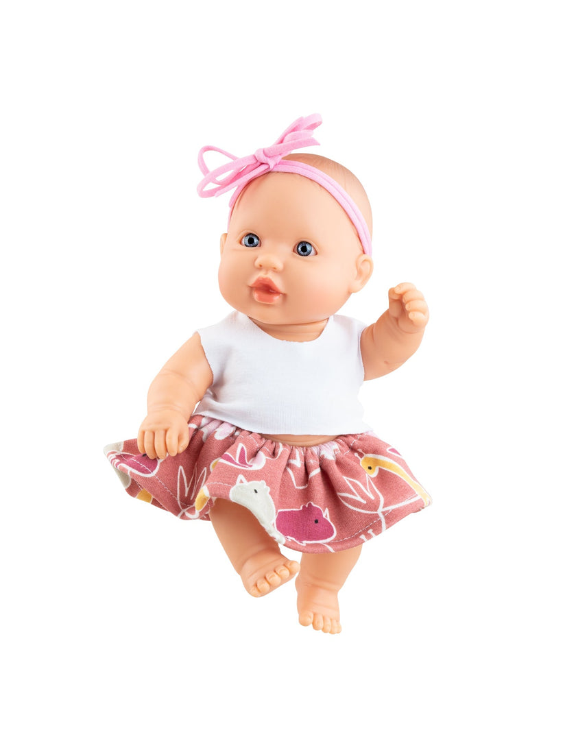 Peques doll - Greta with safari skirt - Paola Reina