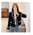 luxury women's blazers Short Long Sleeve Blazer.