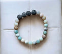 Amazonite Volcanic Rock Diffuser Bracelet | Natural Aromatherapy Jewelry