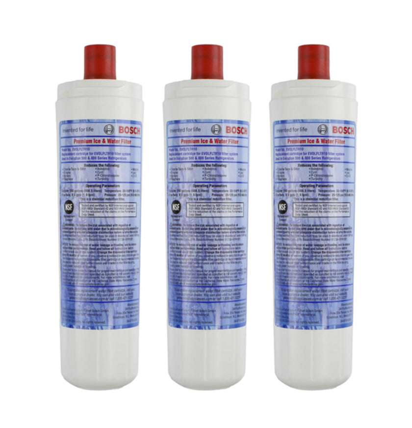 Filtres à eau pour réfrigérateur Bosch 00576336 (lot de 3)