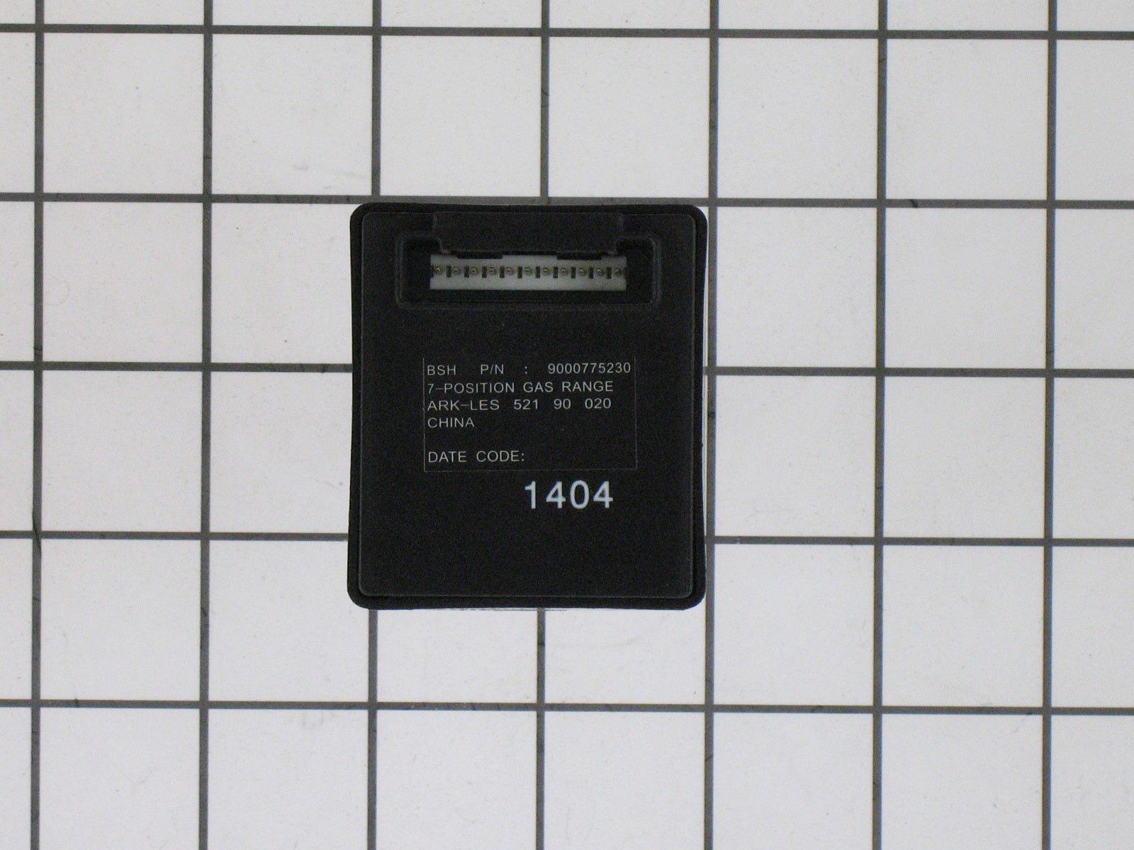 Bosch Dishwasher 7-Position Switch Part 00628901