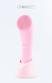 Silicone Electric Face Cleansing Brush with Vibration & Heating