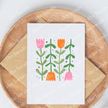 Groovy Flowers Greeting Card