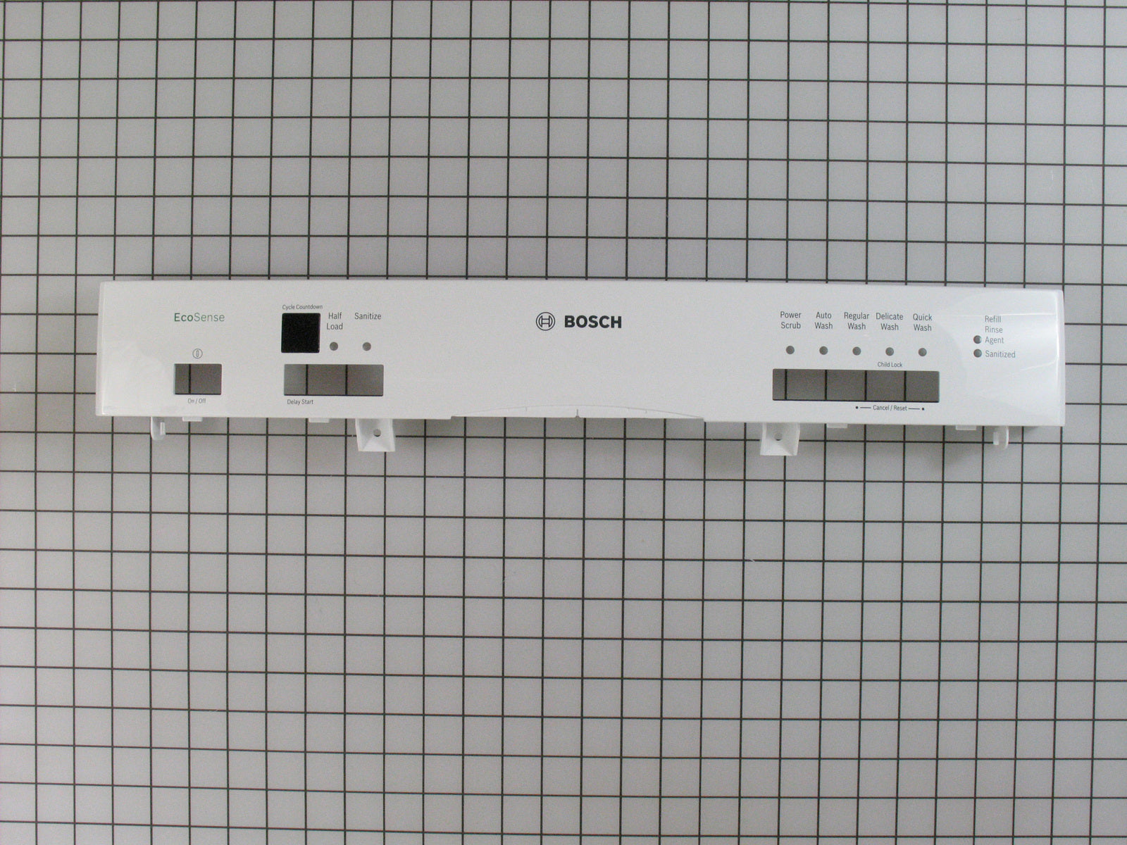 Panneau de commande de lave-vaisselle Bosch 00683959 - Blanc