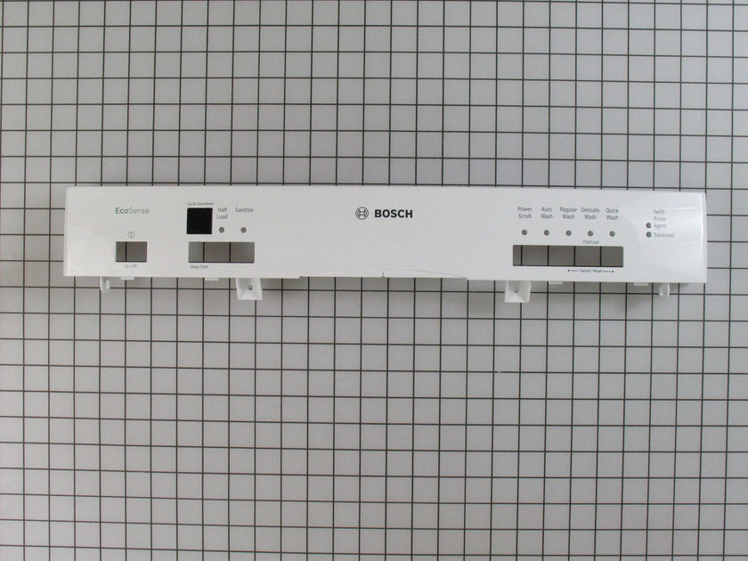 Panneau de commande de lave-vaisselle Bosch 00683959 - Blanc