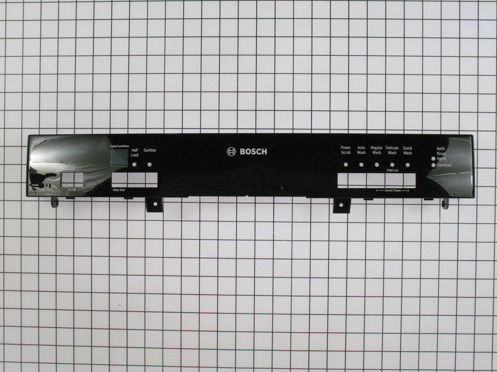 Bosch 00683960 Dishwasher Front Panel Replacement Part -Black