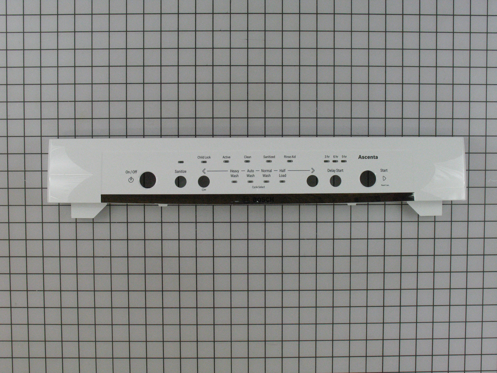 Panneau avant de lave-vaisselle Bosch 00686806 - Pièce de rechange - Blanc