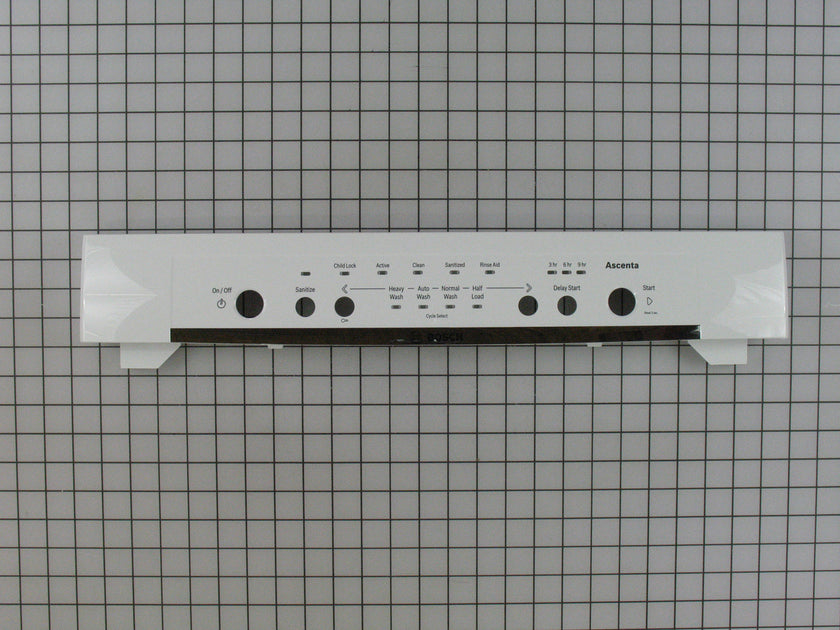 Panneau avant de lave-vaisselle Bosch 00686806 - Pièce de rechange - Blanc
