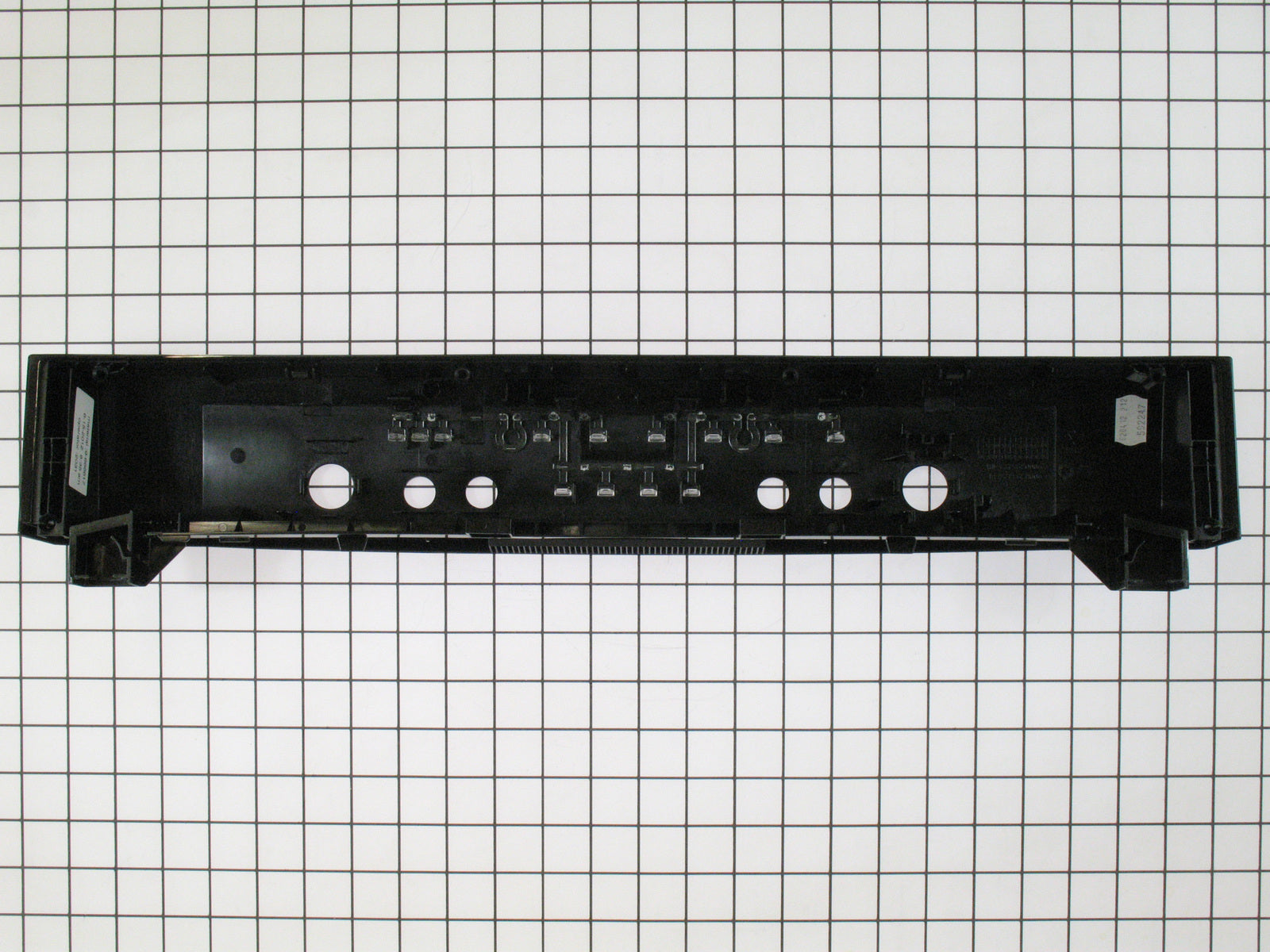 Bosch 00686807 Black Dishwasher Facia Panel Part - Black