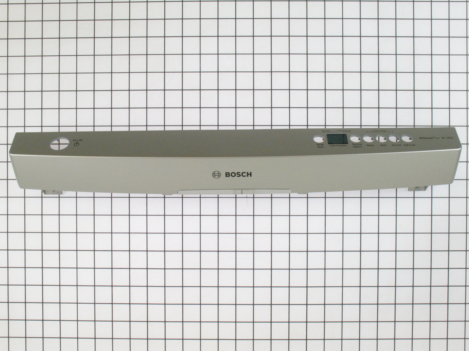 Bosch 00686977 Dishwasher Control Panel Facia Part -Silver