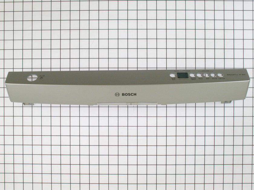 Bosch 00686977 Dishwasher Control Panel Facia Part -Silver