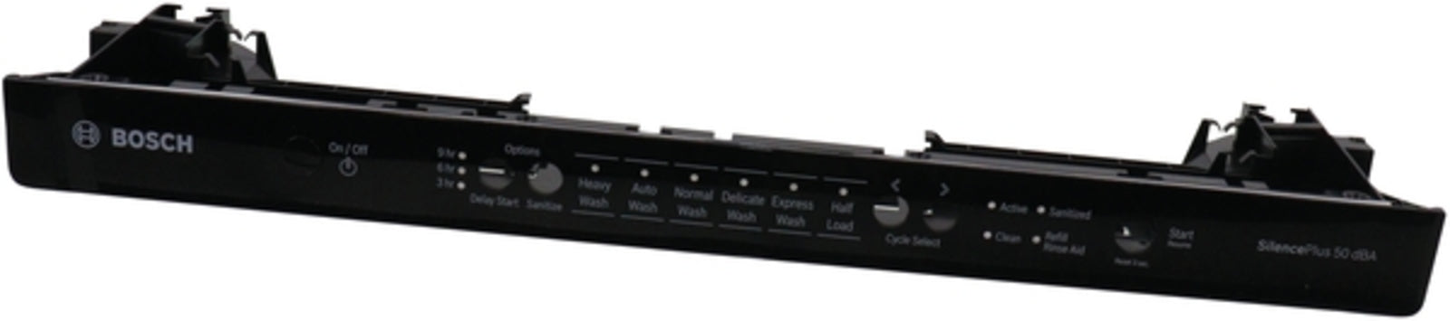 Bosch Dishwasher Facia Panel Part 00689602-Black