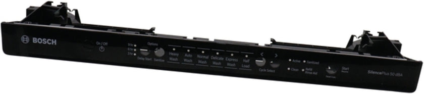 Bosch Dishwasher Facia Panel Part 00689602-Black