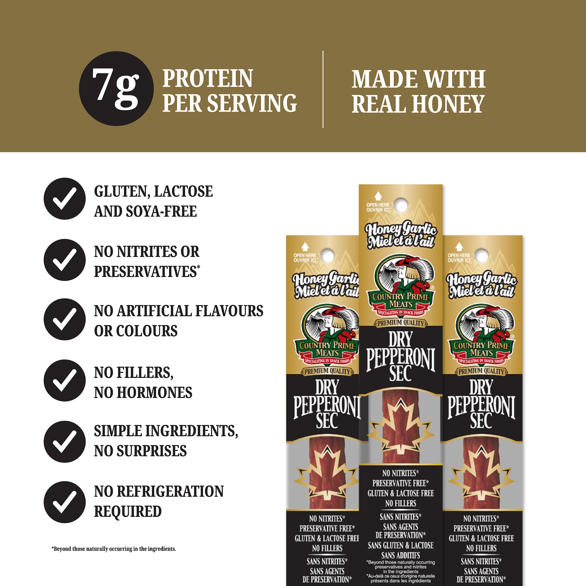Country Prime Meats - Prime Bites - Honey Garlic (125g)
