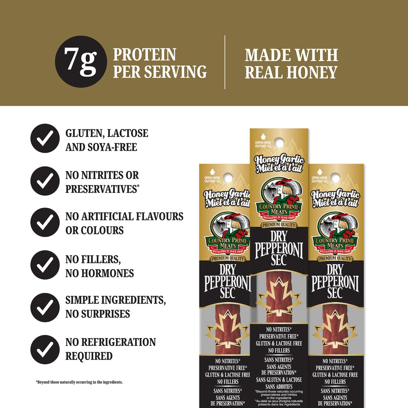 Country Prime Meats - Prime Bites - Honey Garlic (125g)