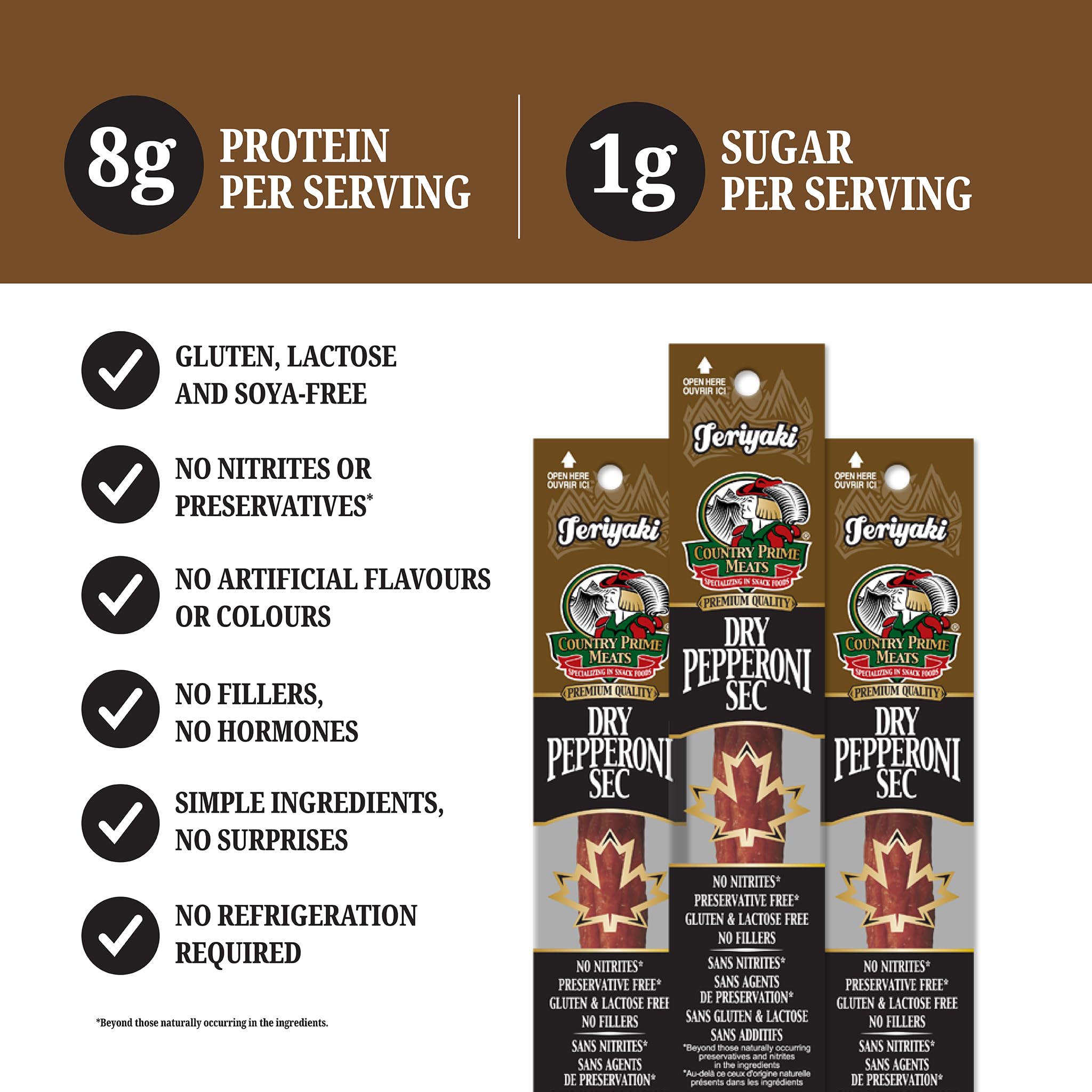 Country Prime Meats - Prime Bites - Teriyaki (125g)