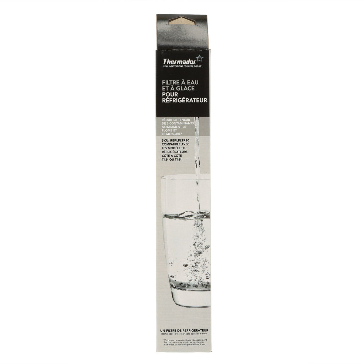Filtre à eau pour réfrigérateur Bosch 00750673, modèle REPLFLTR20