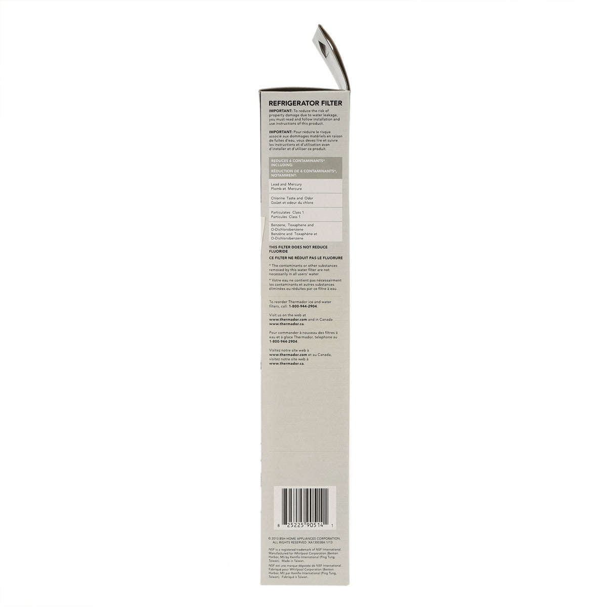 Filtre à eau pour réfrigérateur Bosch 00750673, modèle REPLFLTR20