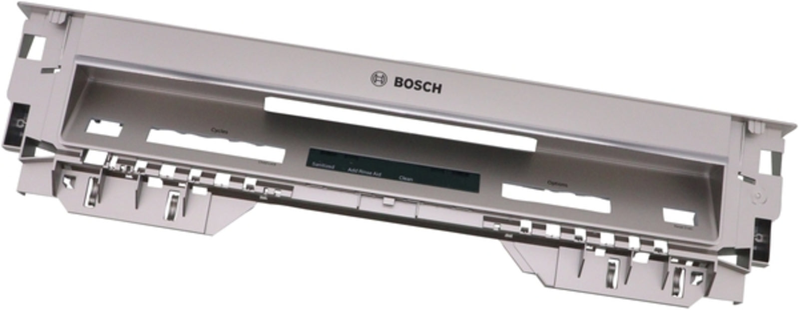 Panneau de façade pour lave-vaisselle Bosch, pièce 00775764 - Argent