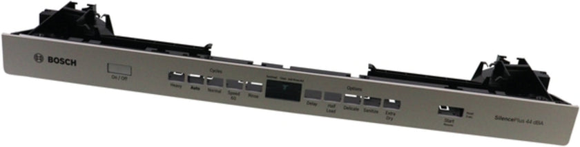 Bosch Dishwasher Facia Panel Part 00775797 - Silver