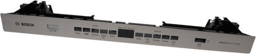 Bosch Dishwasher Facia Panel Part 00778926 - Silver