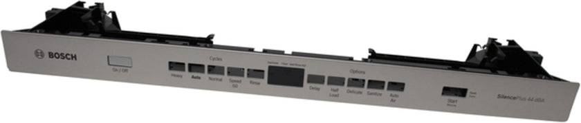 Bosch Dishwasher Facia Panel Part 00778926 - Silver