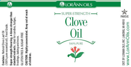 'REDUCED TO CLEAR' Clove Oil Natural - Food Grade Essential Oils 16 oz.