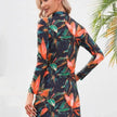 Long Sleeve ArabSwimsuit With Hat Included Chest Pad 3 Piece Set Conservative Swimwear